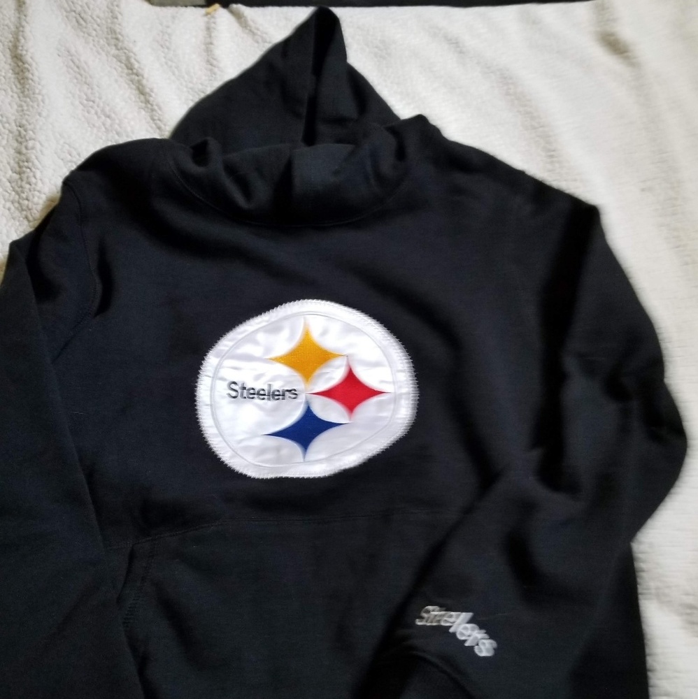 STEELERS SWEATSHIRT-PINK SIZE M